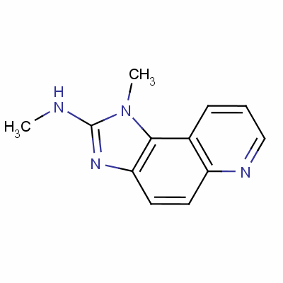 1-Methyl-2-methylaminoimidazo[4,5-f]quinoline Structure,102408-28-6Structure