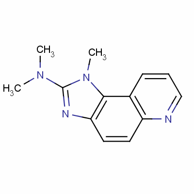 1-Methyl-2-dimethylamino-imidazo[4,5-f]quinoline Structure,102408-29-7Structure