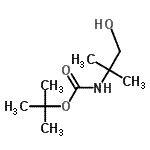 Tert-butyl 1-hydroxy-2-methylpropan-2-ylcarbamate Structure,102520-97-8Structure