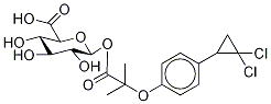 Ciprofibrate-o-beta-glucuronide Structure,102623-15-4Structure