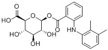 (2S,3S,4S,5R,6S)-6-[2-[(2,3-Dimethylphenyl)Amino]Benzoyl]Oxy-3,4,5-Trihydroxyoxane-2-Carboxylic Acid Structure,102623-18-7Structure