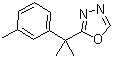 2-(2-M-tolylpropan-2-yl)-1,3,4-oxadiazole Structure,1026444-42-7Structure