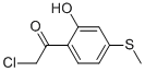 Ethanone, 2-chloro-1-[2-hydroxy-4-(methylthio)phenyl]-(9ci) Structure,102645-96-5Structure