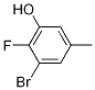 3-Bromo-2-fluoro-5-methylphenol Structure,1026796-51-9Structure