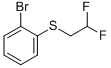 (2-Bromophenyl)(2,2-difluoroethyl)sulfane Structure,1026796-99-5Structure