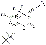 8-(Tert-butyldimethylsilyloxy) 8-hydroxy efavirenz Structure,1027042-31-4Structure