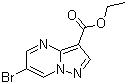 Ethyl 6-bromopyrazolo[1,5-a]pyrimidine-3-carboxylate Structure,1027511-41-6Structure