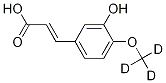 3-Hydroxy-4-methoxycinnamic acid-d3 (isoferulic acid-d3) Structure,1028203-97-5Structure