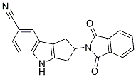 2-(1,3-Dioxoisoindolin-2-yl)-1,2,3,4-tetrahydrocyclopenta[b]indole-7-carbonitrile Structure,1029691-07-3Structure