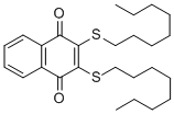 2,3-Bis(n-octylthio)-1,4-naphthalenedione Structure,103049-97-4Structure