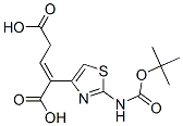 2-(2-tert-Butoxycarbonylaminothiazol-4-yl)-2-pentenedioic acidStructure,103054-22-4Structure 2-(2-tert-Butoxycarbonylaminothiazol-4-yl)-2-pentenedioic acid Structure,103054-22-4Structure