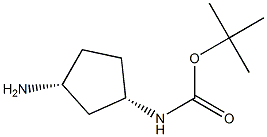 Carbamicacid,[(1s,3r)-3-aminocyclopentyl]-,1,1-dimethylethylester(9ci) Structure,1031335-25-7Structure