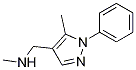 N,5-dimethyl-1-phenyl-(1h-pyrazol-4-ylmethyl)amine Structure,1031843-22-7Structure