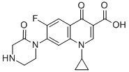 1-Cyclopropyl-6-Fluoro-4-Oxo-7-(3-Oxopiperazin-1-Yl)Quinoline-3-Carboxylic Acid Structure,103237-52-1Structure