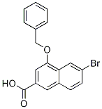 6-Bromo-4-(phenylmethoxy)-2-naphthalenecarboxylic acid Structure,1032744-66-3Structure