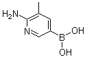 6-Amino-5-methylpyridin-3-ylboronic acid Structure,1032759-01-5Structure