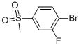 1-Bromo-2-fluoro-4-(methylsulfonyl)benzene Structure,1032825-02-7Structure