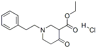 Ethyl 4-oxo-1-phenethylpiperidine-3-carboxylate hydrochloride Structure,1033-93-8Structure