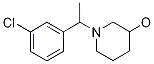 1-[1-(3-Chloro-phenyl)-ethyl ]-piperidin-3-ol Structure,1033013-42-1Structure