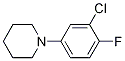 1-(3-Chloro-4-fluorophenyl)piperidine Structure,1033201-89-6Structure