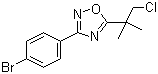 3-(4-Bromophenyl)-5-(1-chloro-2-methylpropan-2-yl)-1,2,4-oxadiazole Structure,1033201-95-4Structure