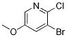 3-Bromo-2-chloro-5-methoxypyridine Structure,1033202-44-6Structure