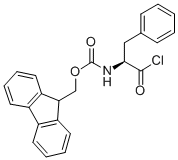 Carbamic acid, N-[(1S)-2-chloro-2-oxo-1-(phenylmethyl)ethyl]-, 9H-fluoren-9-ylmethyl ester Structure,103321-57-9Structure