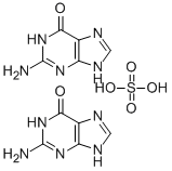 鳥嘌呤硫酸鹽結構式_10333-92-3結構式