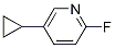 5-Cyclopropyl-2-fluoropyridine Structure,1034467-80-5Structure