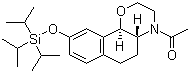 1-[(4Ar,10br)-2,3,4a,5,6,10b-hexahydro-9-[[tris(1-methylethyl)silyl]oxy]-4h-naphth[1,2-b]-1,4-oxazin-4-yl]ethanone Structure,1034706-81-4Structure