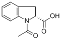 (2R)-1-acetyl-2,3-dihydro-1h-indole-2-carboxylic acid Structure,103476-80-8Structure