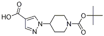 4-(4-Carboxy-pyrazol-1-yl)-piperidine-1-carboxylic acid tert-butyl ester Structure,1034976-50-5Structure