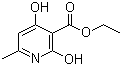 Ethyl-4-hydroxy-6-methyl-2-pyridone-3-carboxylate Structure,10350-10-4Structure