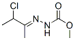 Hydrazinecarboxylic acid, 2-(2-chloro-1-methylpropylidene)-, methyl ester Structure,103517-81-3Structure