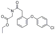 Methyl 2-(2-(2-(4-chlorophenoxy)phenyl)-n-methylacetamido)acetate Structure,1035404-19-3Structure