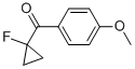 Methanone, (1-fluorocyclopropyl)(4-methoxyphenyl)-(9ci) Structure,103543-85-7Structure