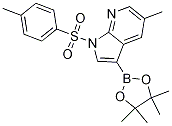 5-甲基-3-(4,4,5,5-四甲基-1,3,2-二噁硼烷-2-基)-1-甲苯磺酰-1H-吡咯并[2,3-b]吡啶結(jié)構(gòu)式_1036028-17-7結(jié)構(gòu)式