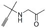 2-Propanone, 1-[(1,1-dimethyl-2-propynyl)amino]-(9ci) Structure,103634-53-3Structure