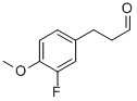 3-(3-Fluoro-4-methoxyphenyl)propionaldehyde Structure,1036396-31-2Structure