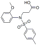 3-{(2-Methoxyphenyl)[(4-methylphenyl)sulfonyl]amino}propanoic acid Structure,103687-96-3Structure