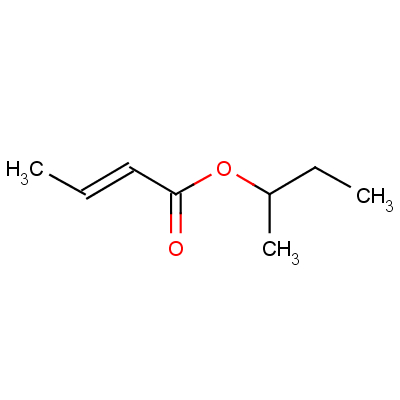 巴豆酸仲丁酯結(jié)構(gòu)式_10371-45-6結(jié)構(gòu)式