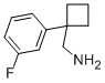 (1-(3-Fluorophenyl)cyclobutyl)methanamine Structure,1037131-77-3Structure