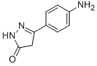 5-(4-Aminophenyl)-2,4-dihydro-3H-pyrazol-3-one Structure,103755-57-3Structure