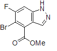 5-Bromo-6-fluoro-1h-indazole-4-carboxylic acid,methyl ester Structure,1037841-25-0Structure