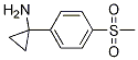 Cyclopropanamine, 1-[4-(methylsulfonyl)phenyl]- Structure,1038389-00-2Structure