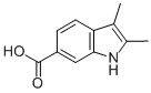 2,3-Dimethyl-1h-indole-6-carboxylic acid Structure,103986-06-7Structure