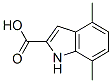 4,7-Dimethyl-1H-indole-2-carboxylic acid Structure,103988-96-1Structure