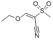 3-Ethoxy-2-(methylsulfonyl)acrylonitrile Structure,104007-26-3Structure