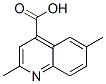 2,6-Dimethyl-4-quinolinecarboxylic acid Structure,104175-33-9Structure