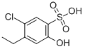 5-Chloro-4-ethyl-2-hydroxybenzenesulfonic acid Structure,104207-29-6Structure